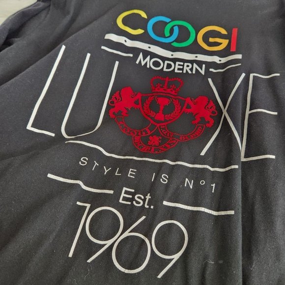 Coogi Luxe Black Graphic T-Shirt for Men - Picture 6 of 12